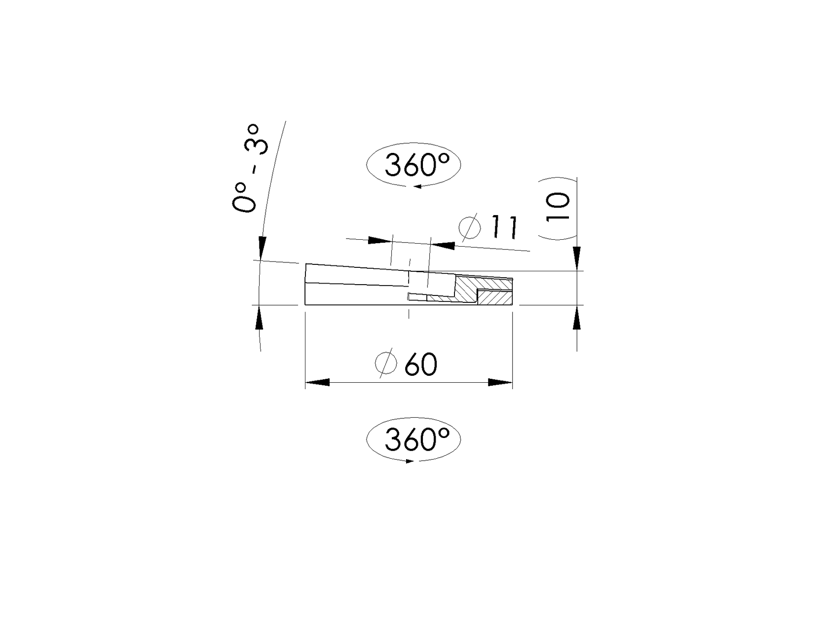 Podložka - uhlovo nastaviteľná