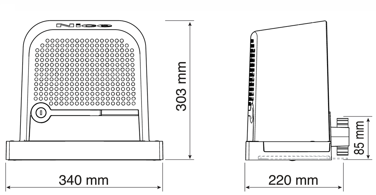 NICE napęd do karmienia. bramy, HI-SPEED
