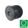 Zaślepka z gwintem wew D42- M10