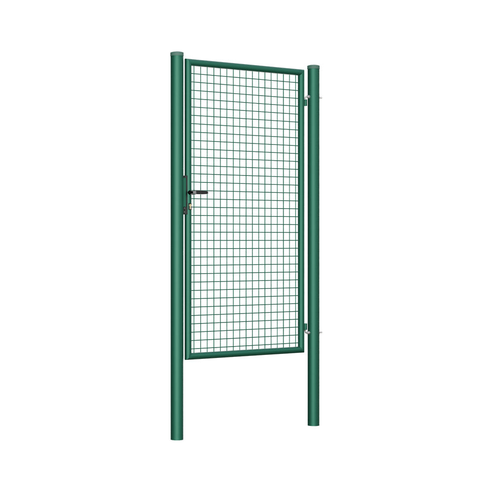 Bránka 1kr. ROUND ZnPVC 1000x1800mm, D75mm, zelená