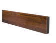 Wypełnienie ogrodzenia aluminiowego 20 x 80 x 1,1 - 6,0 m - dekor drewna CIEMNY ORZECH W01