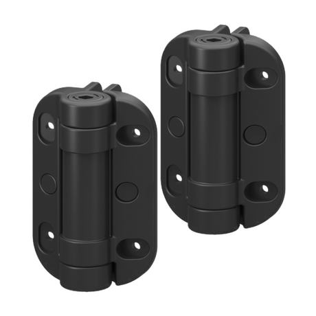 Zawias do ciężkich bram, z regulowaną sprężyną