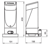 Zestaw automatyki do bram  NICE set, max 400kg
