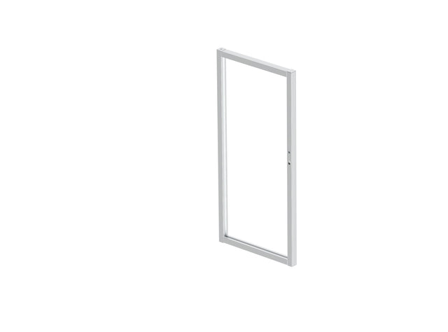 Rama aluminiowa furtki jednoskrzydłowej, niespawana - Natural - ZESTAW