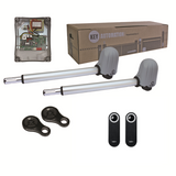 Napęd na KEY do bramy dwuskrzydłowej, komplet z fotokomórkami