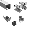 Cantilever sliding gate set up to 4,5m Zn, 70x70mm