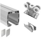 System aluminiowy bram samonośnych - set 4m/250kg