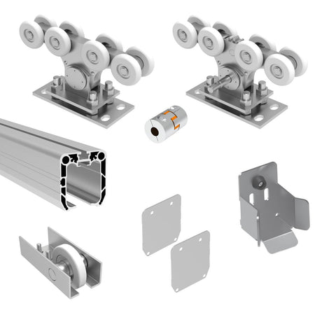 Prowadzenie dolne profilu AL 90x99mm