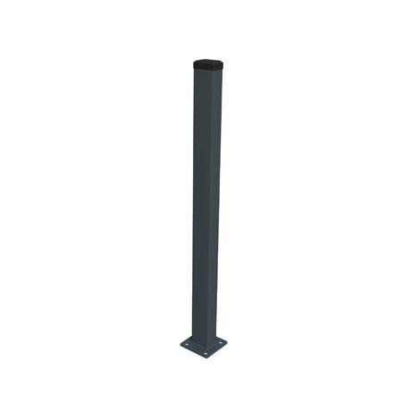 Stĺpik 60x40mm s pätkou ZnPVC 1800mm antracit