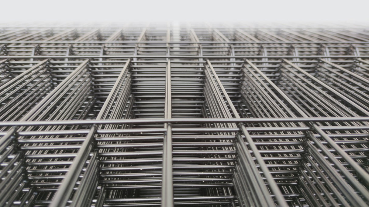 Zgrzewany panel ogrodzeniowy 3D ZnPVC 2500x1730x4mm czarny