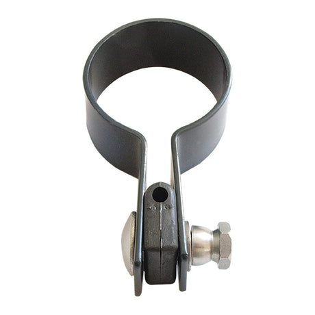 Objímka koncová na stĺpik ZnPVC D48mm antracit