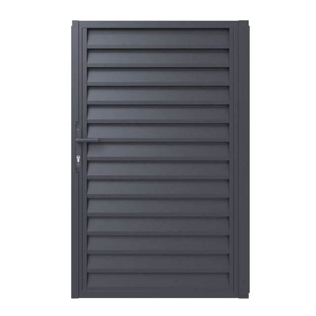 Bramka 1kr. Stalowa IMPERIAL 900x1500mm, Prawa antracyt