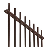 Zgrzewany panel ogrodzeniowy N2D 2500x1630mm D5/4/5mm brązowy