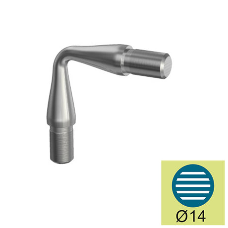 Kolanko AISI304, d14x1,5mm/±90°