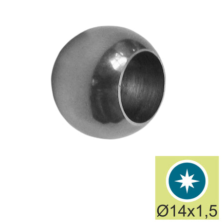 Zaślepka kulka AISI304, D20/d14mm