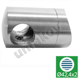 Uchwyt wypelni,przelotowy D12/D42,4mm AISI304, d12