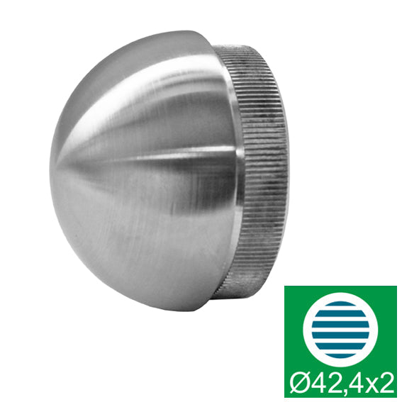 Zaślepka wypukła rury, solid