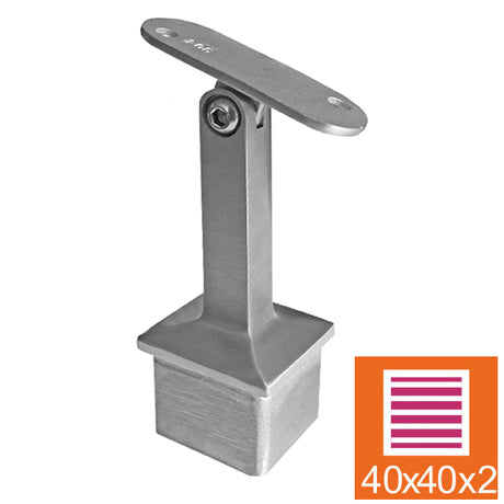 Podpora poręczy wklejana w profil