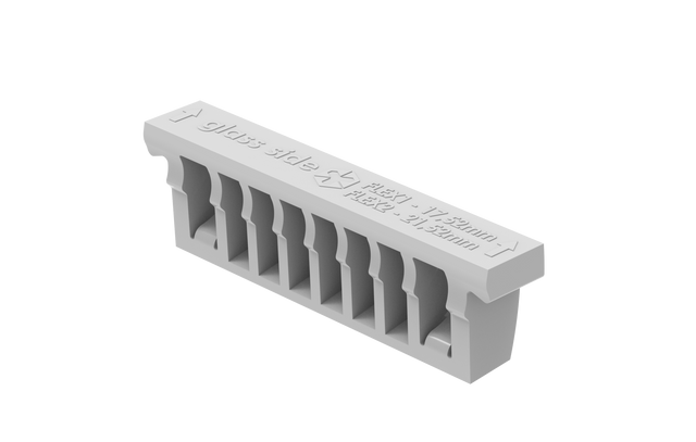 Zestaw do regulowanego mocowania szkła - excenter