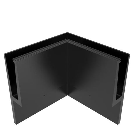 Profil balustrady szklanej Al-boczny AL/ELOX