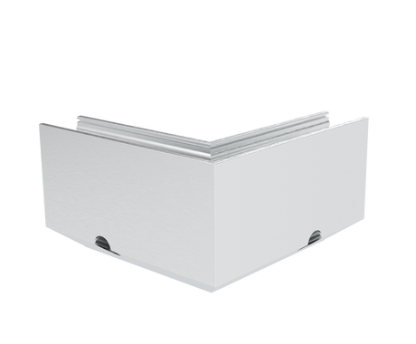 Profil balustrady szklanej Al-boczny