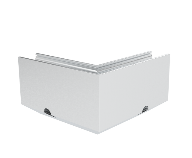 Profil balustrady szklanej Al-boczny