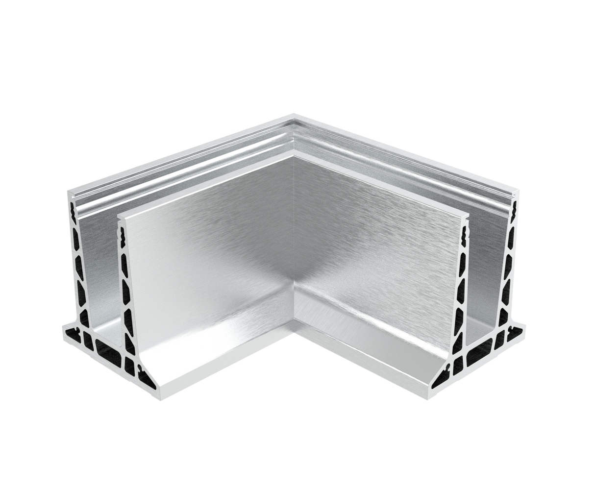 Profil balustrady szklanej Al