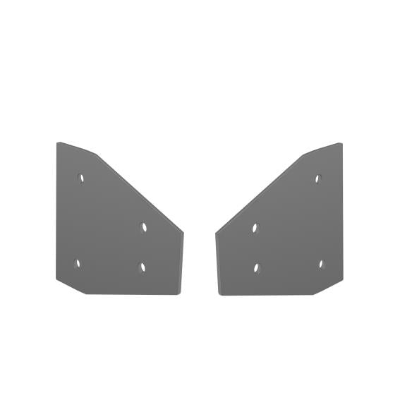 Aluminiowy baldachim szklanny 0°zaślepka