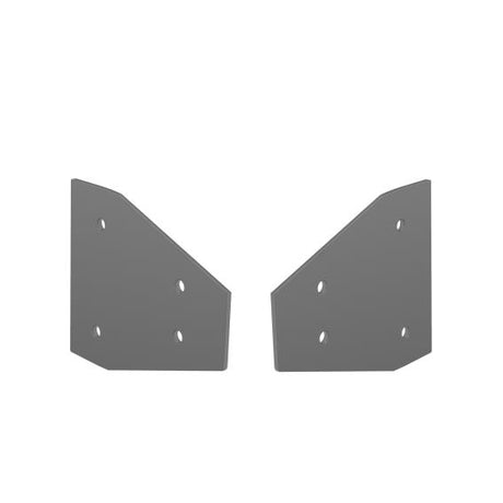 Aluminiowy baldachim szklanny 0°zaślepka