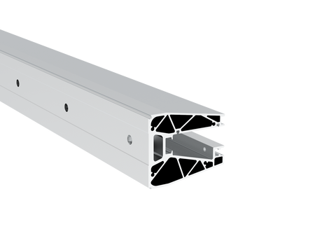Aluminiowa daszka szklana profil FIX +1.5°