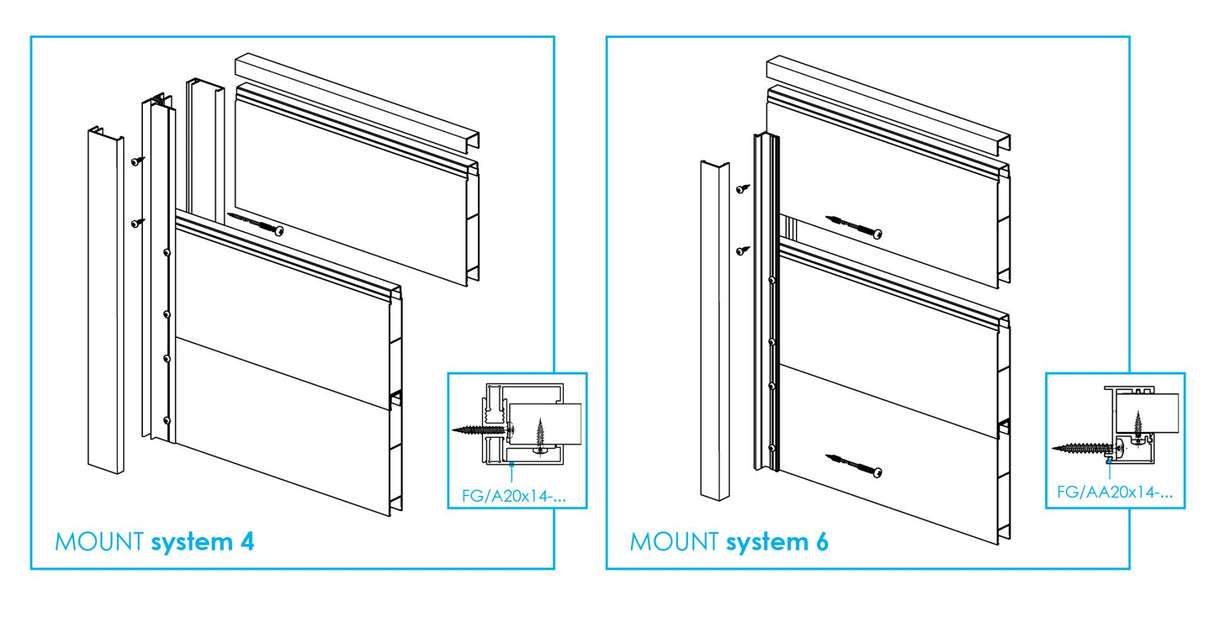 Aluminiowe wypełnienie ogrodzenia 20x120x1800mm