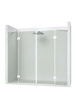  Zawias do drzwi szklanych +/- 90 stopni AISI304,