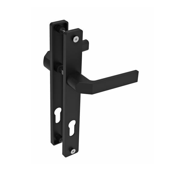 Komplet klamka - klamka z szyldami, Zamak