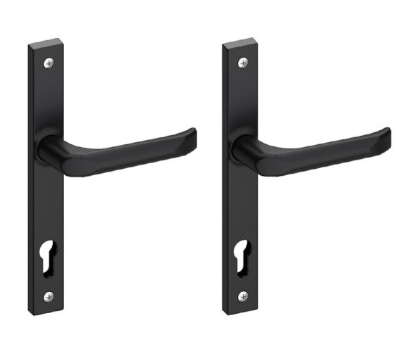 Komplet klamka - klamka z szyldami AL profi