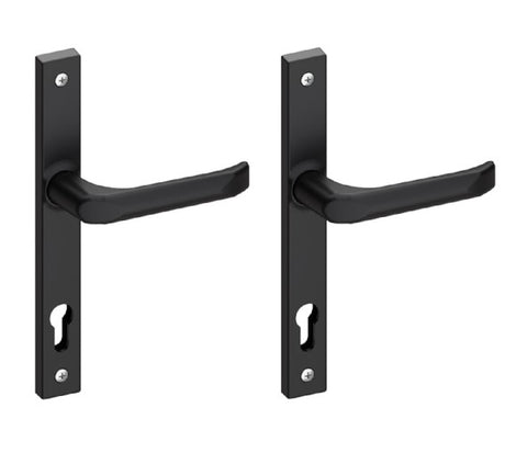 Komplet klamka - klamka z szyldami AL profi