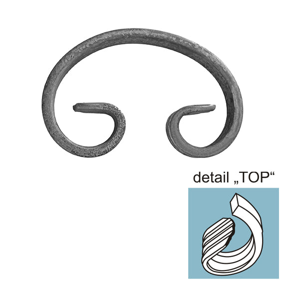 Element spiralny typu C