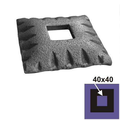 Maskownica ozdobna 80x80, 41x41, h15,5mm