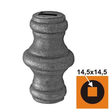 Nasadka h62,2  D42, 14,5x14,5mm