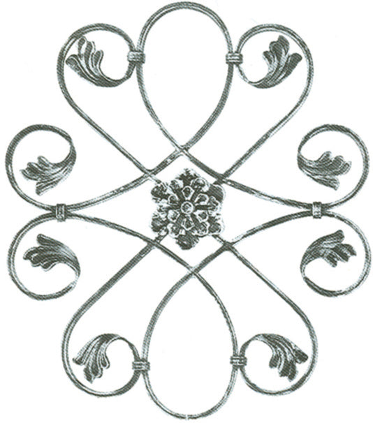 Rozeta 510x590, 16x8mm