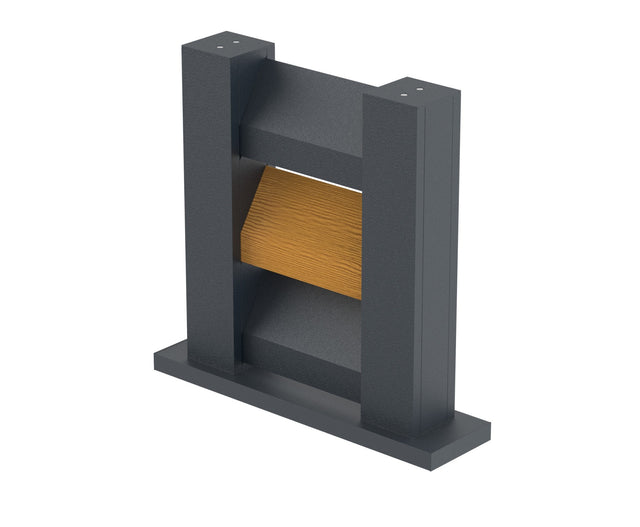 Próbka ogrodzenia 0,3x0,4m wolnostojąca dla listew żaluzjowych FG/L1S20x105