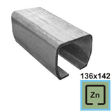 Profil do bramy przesownej Zn, 136x142x6mm, L3m