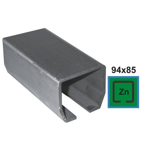 Profil do bramy przesuwnej Zn, 94x85x5mm, L3m