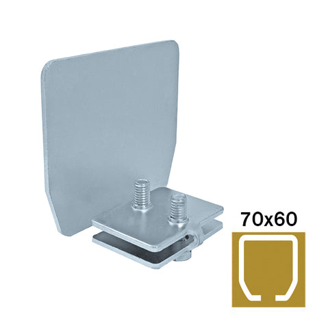 Zaślepka profila Zn, profile 70x60mm