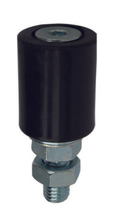 Rolka tworzywowa Zn, D30mm, M12, black