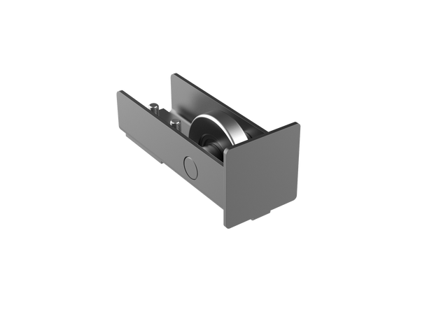 Rolka najazdowa Zn, profile 80x80, antracyt