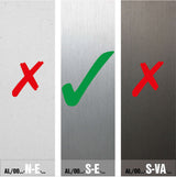 Profil balustrady szklanej Al-boczny AL/ELOX/Satin