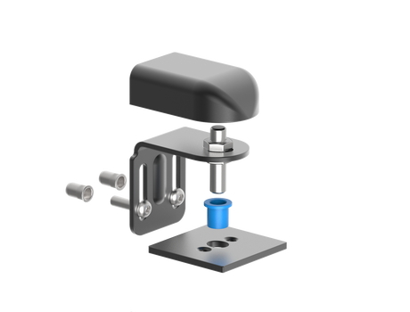 Wkładka do zawiasu D4/83 i D4/84 do profilu 70x70