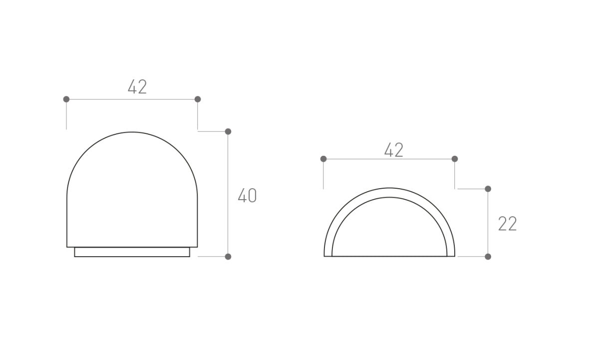 Odbojnik do drzwi, samoprzylepny, przezroczysty