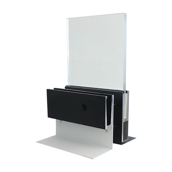 Vzorka AL profil A/0005+AL/0011+sklo