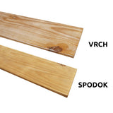 Regał półkowy TRAVEZ - 4 półki, jasny - 009